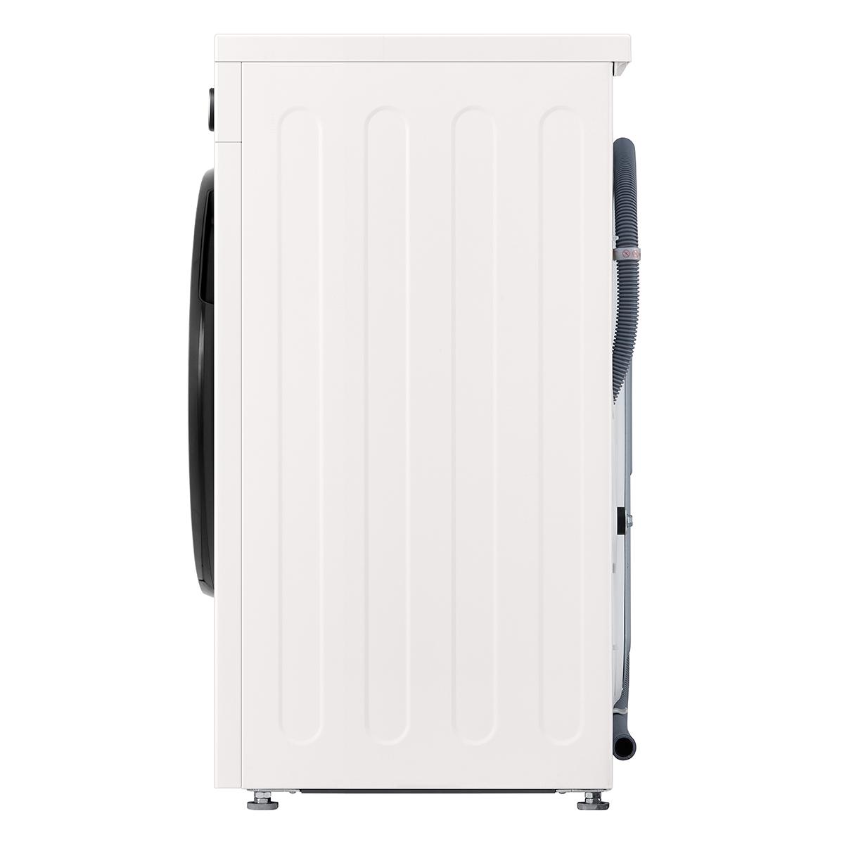 Lavarropas Automático Inverter LG VB-F WO 6.5KG 1200RPM Carga Frontal Blanco